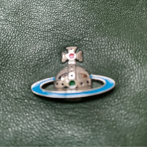 Vivienne Westwood Green Leather Crossbody - Picture 2 of 14